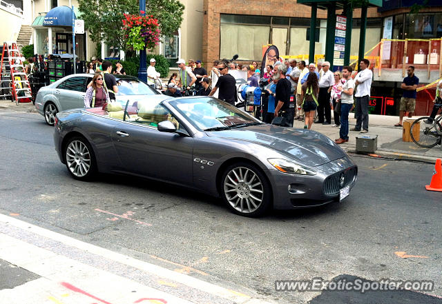 Maserati GranCabrio spotted in Toronto, Canada