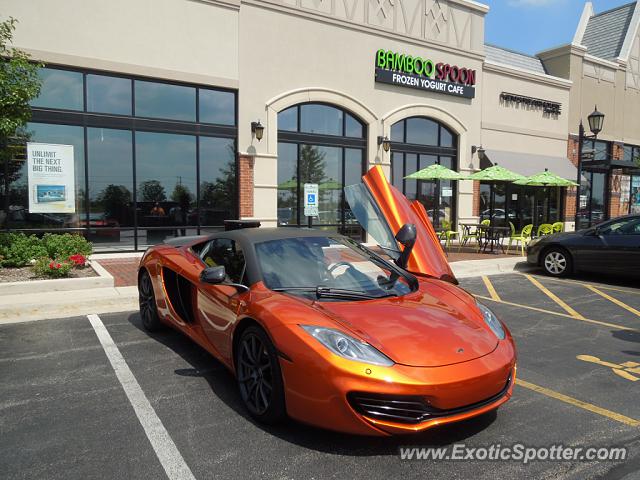 Mclaren MP4-12C spotted in Barrington, Illinois