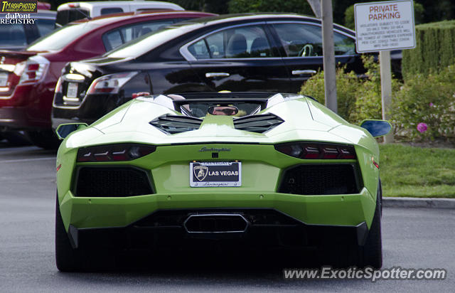 Lamborghini Aventador spotted in Monterey, California