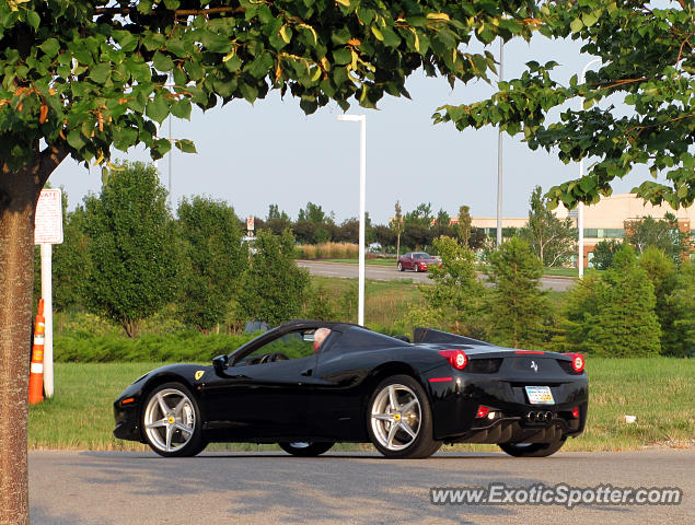 Ferrari 458 Italia spotted in Columbus, Ohio