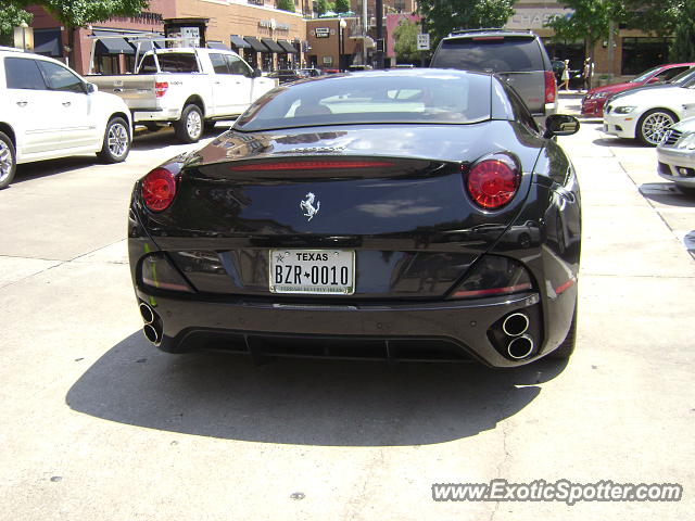 Ferrari California spotted in Dallas, Texas