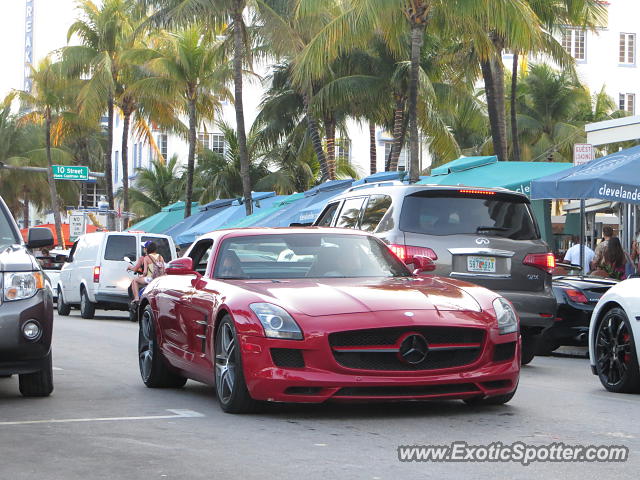 Mercedes SLS AMG spotted in Miami, Florida