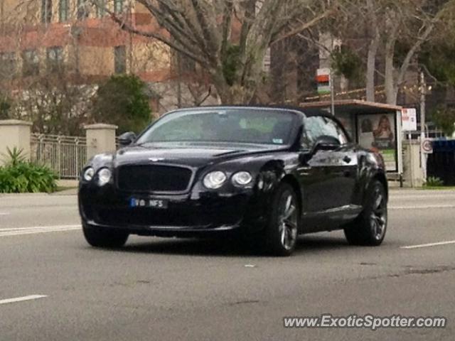 Bentley Continental spotted in Melbourne, Australia