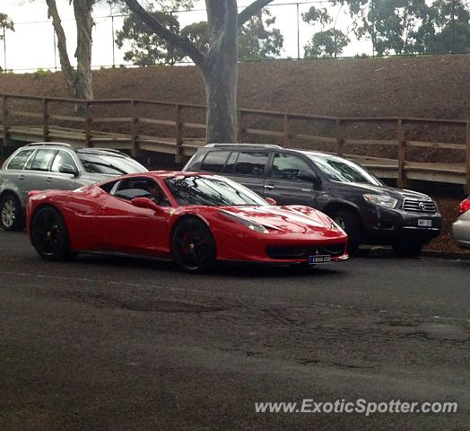 Ferrari 458 Italia spotted in Melbourne, Australia