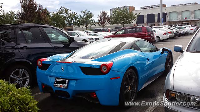 Ferrari 458 Italia spotted in Richmond, Canada