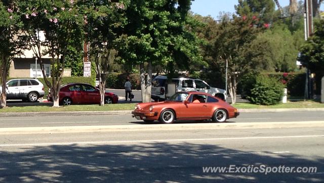 Porsche 911 spotted in Studio city, California