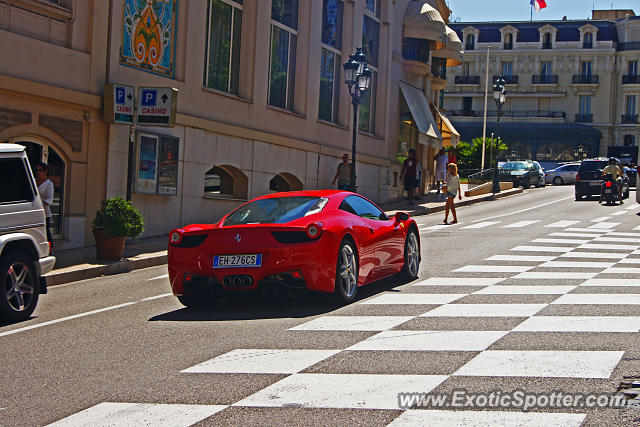 Ferrari 458 Italia spotted in Monte-carlo, Monaco