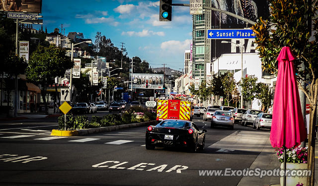 Ferrari 458 Italia spotted in Los Angeles, California