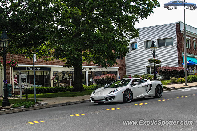 Mclaren MP4-12C spotted in Ridgefield, Connecticut