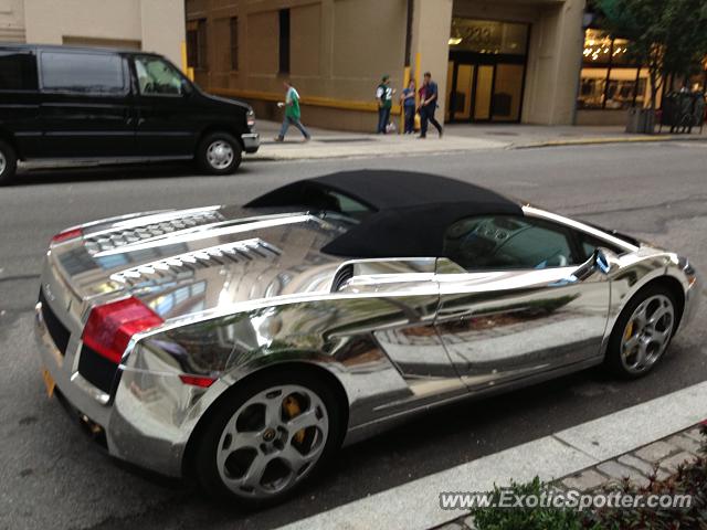 Lamborghini Gallardo spotted in Soho, New York