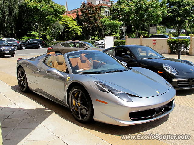 Ferrari 458 Italia spotted in Beverly Hills, California