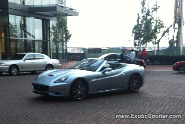 Ferrari California spotted in Baltimore, Maryland