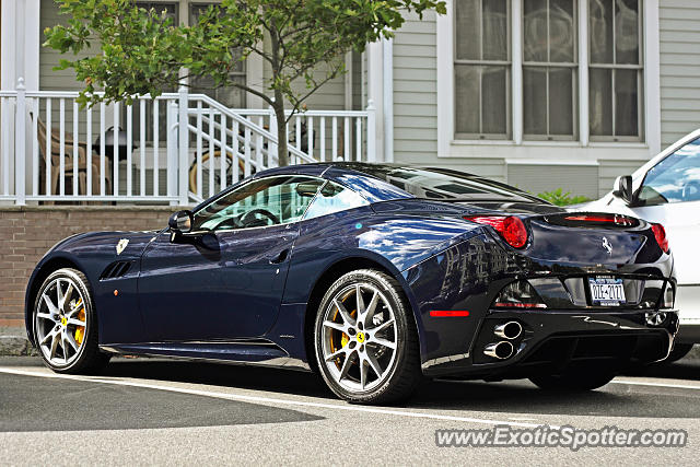 Ferrari California spotted in Long branch, New Jersey