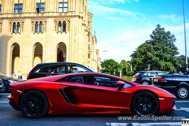 Lamborghini Aventador spotted in Munich, Germany