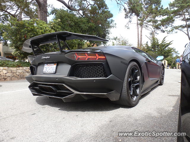 Lamborghini Aventador spotted in Carmel, California