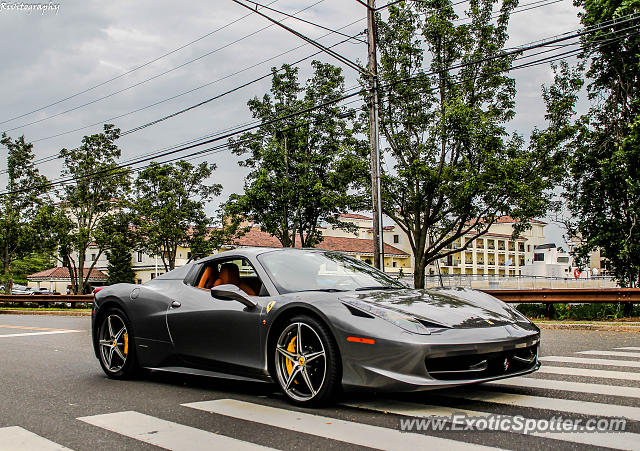 Ferrari 458 Italia spotted in Greenwich, Connecticut