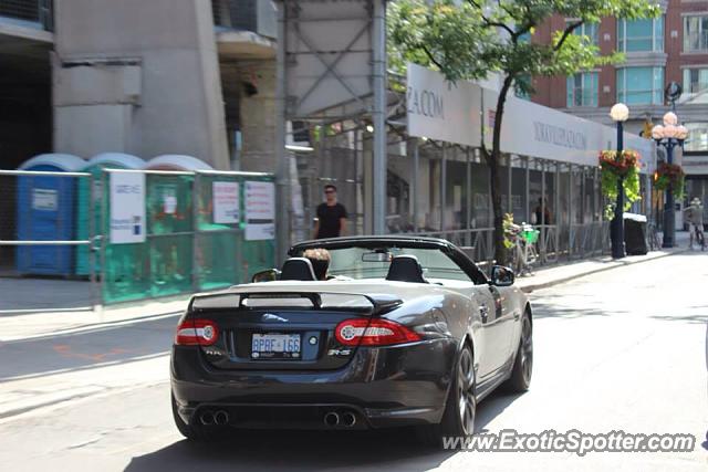 Jaguar XKR-S spotted in Toronto, Canada