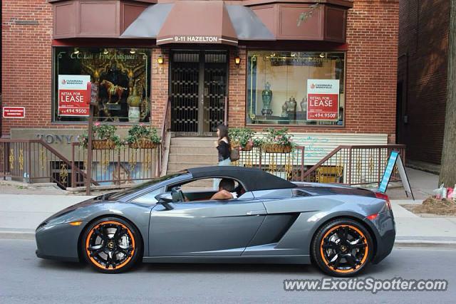 Lamborghini Gallardo spotted in Toronto, Canada