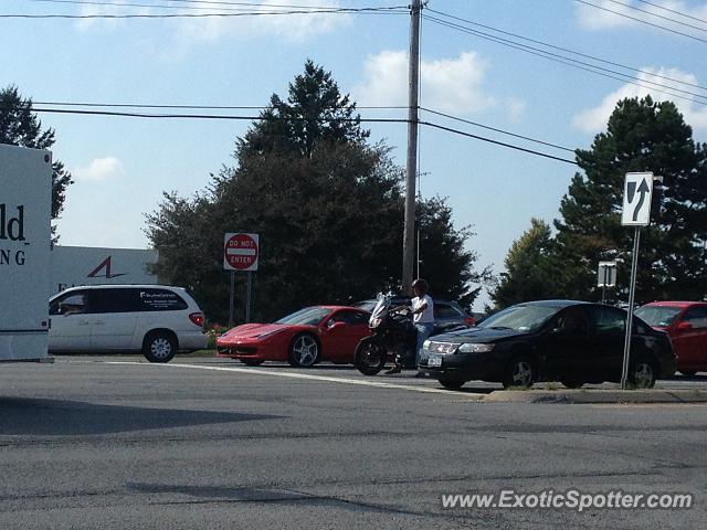 Ferrari 458 Italia spotted in Rochester, New York