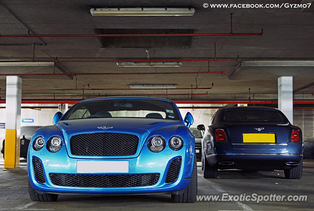 Bentley Continental spotted in London, United Kingdom