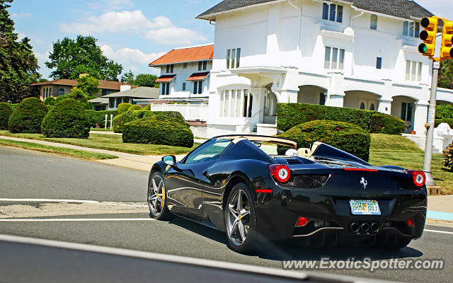 Ferrari 458 Italia spotted in Deal, New Jersey