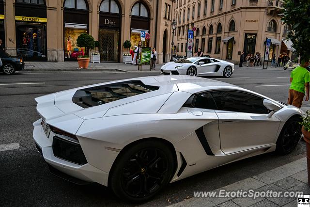 Lamborghini Aventador spotted in Munich, Germany