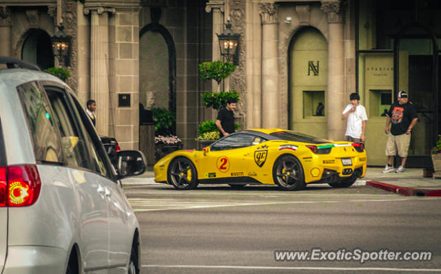 Ferrari 458 Italia spotted in Beverly Hills, California