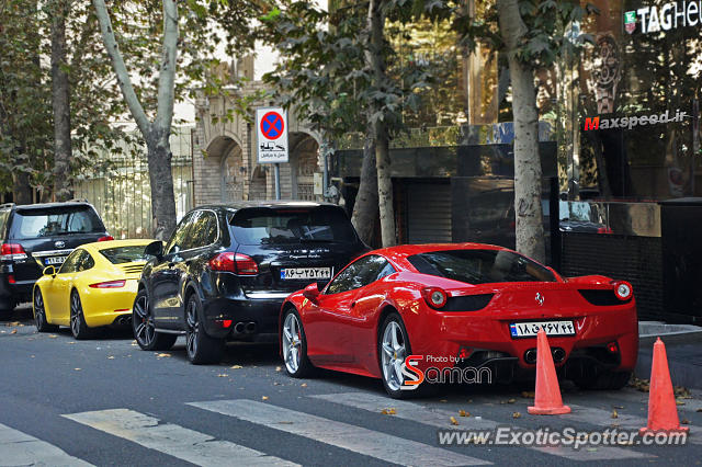 Ferrari 458 Italia spotted in Tehran, Iran