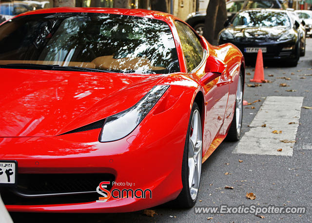 Ferrari 458 Italia spotted in Tehran, Iran