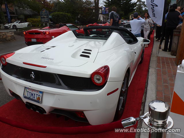 Ferrari 458 Italia spotted in Carmel, California