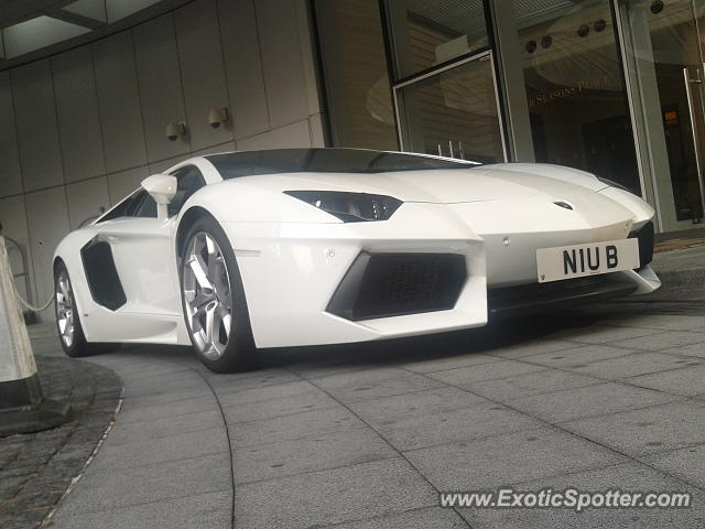 Lamborghini Aventador spotted in Hong Kong, China