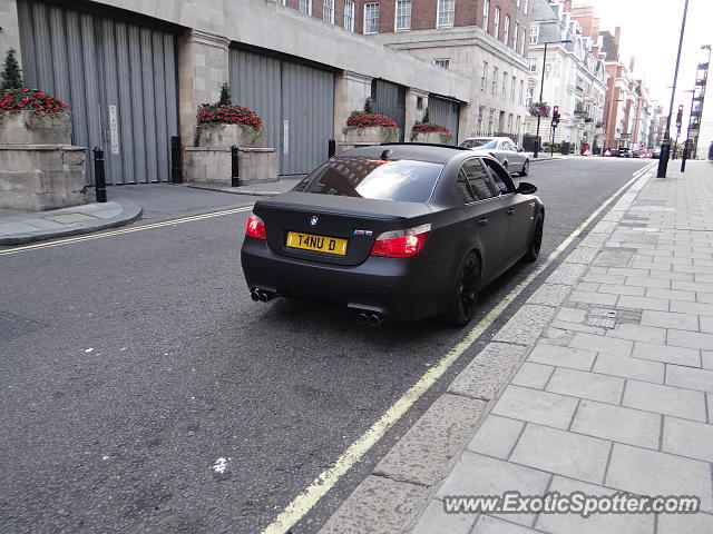 BMW M5 spotted in London, United Kingdom