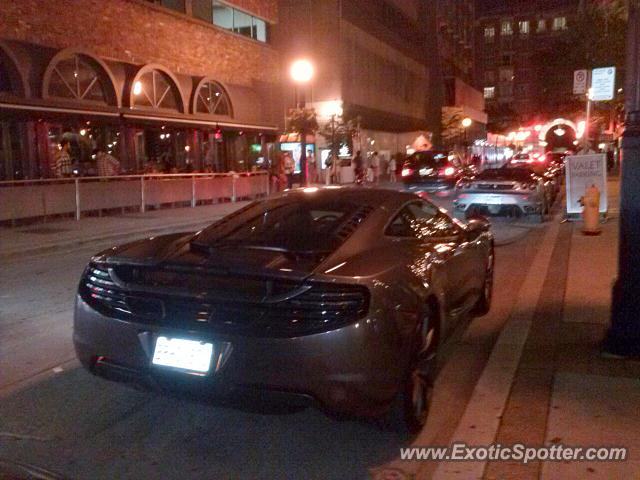 Mclaren MP4-12C spotted in Toronto, Canada