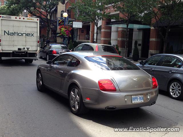 Bentley Continental spotted in Toronto, Canada