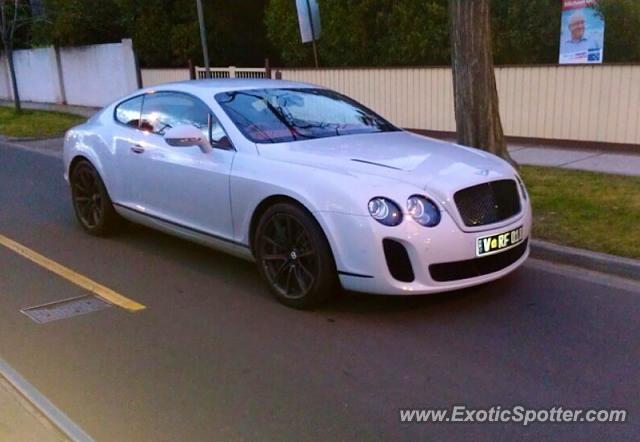 Bentley Continental spotted in Melbourne, Australia