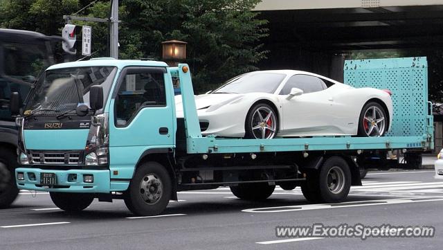 Ferrari 458 Italia spotted in Tokyo, Japan