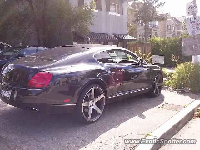 Bentley Continental spotted in Toronto, Canada