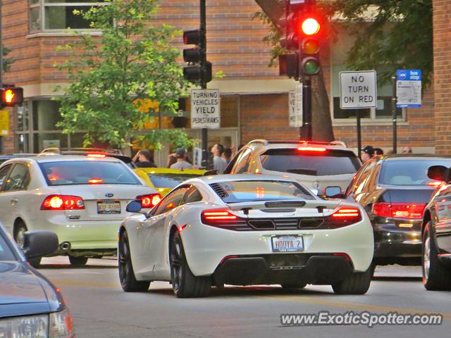 Mclaren MP4-12C spotted in Chicago, Illinois