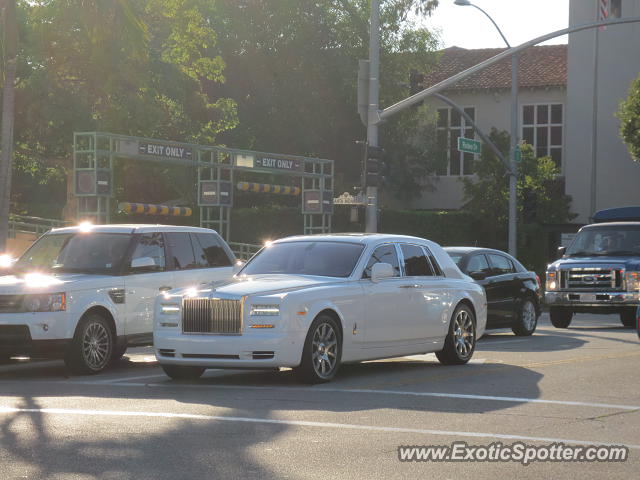 Rolls Royce Phantom spotted in Beverly Hills, California