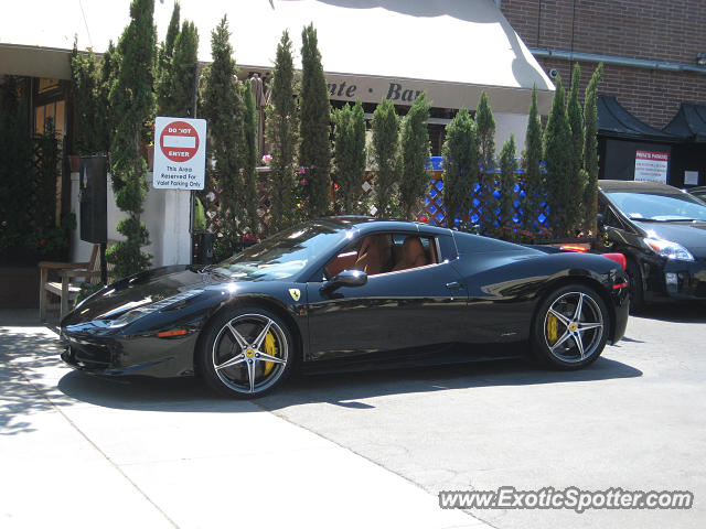 Ferrari 458 Italia spotted in Beverly Hills, California