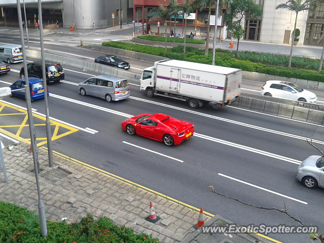 Ferrari 458 Italia spotted in Hong Kong, China