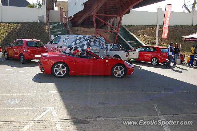 Ferrari California spotted in Johannesburg, South Africa