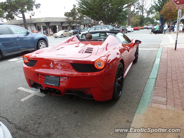 Ferrari 458 Italia spotted in Carmel, California