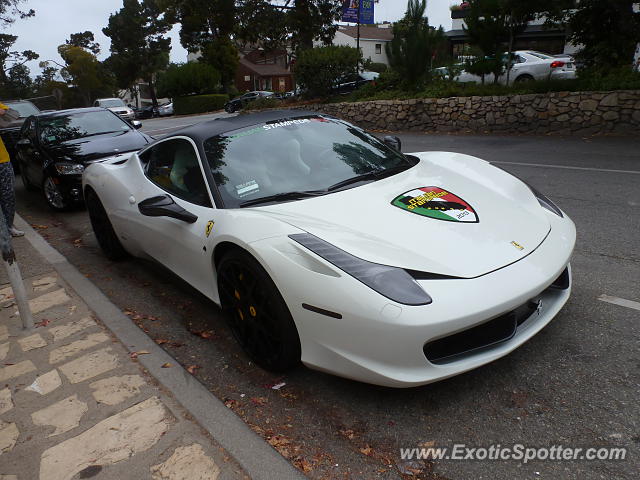 Ferrari 458 Italia spotted in Carmel, California