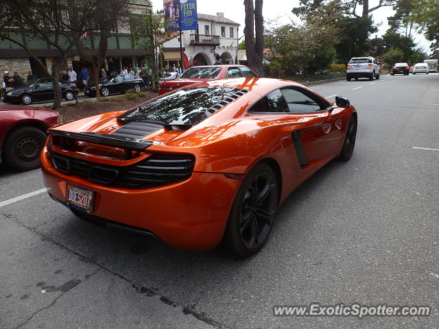 Mclaren MP4-12C spotted in Carmel, California