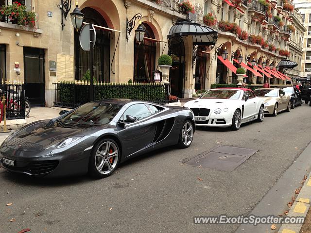 Mclaren MP4-12C spotted in Paris, France