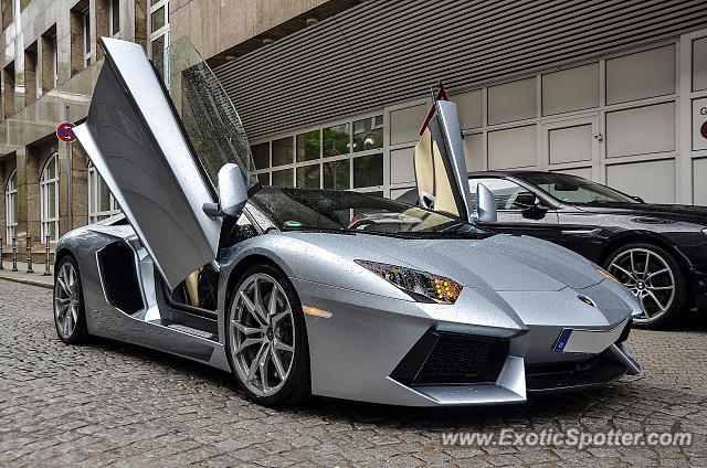 Lamborghini Aventador spotted in Frankfurt, Germany