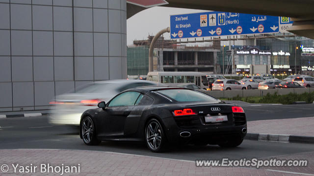 Audi R8 spotted in Dubai, United Arab Emirates