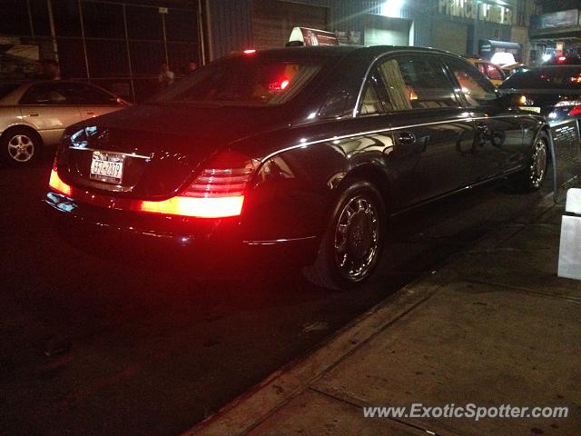 Mercedes Maybach spotted in Manhattan, New York