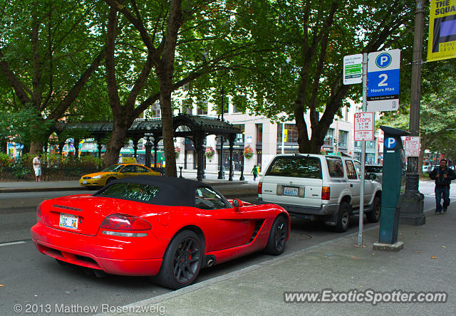 Dodge Viper spotted in Seattle, Washington